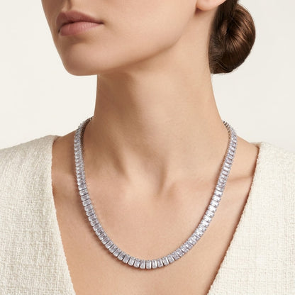 Iced Emerald Baguette Set