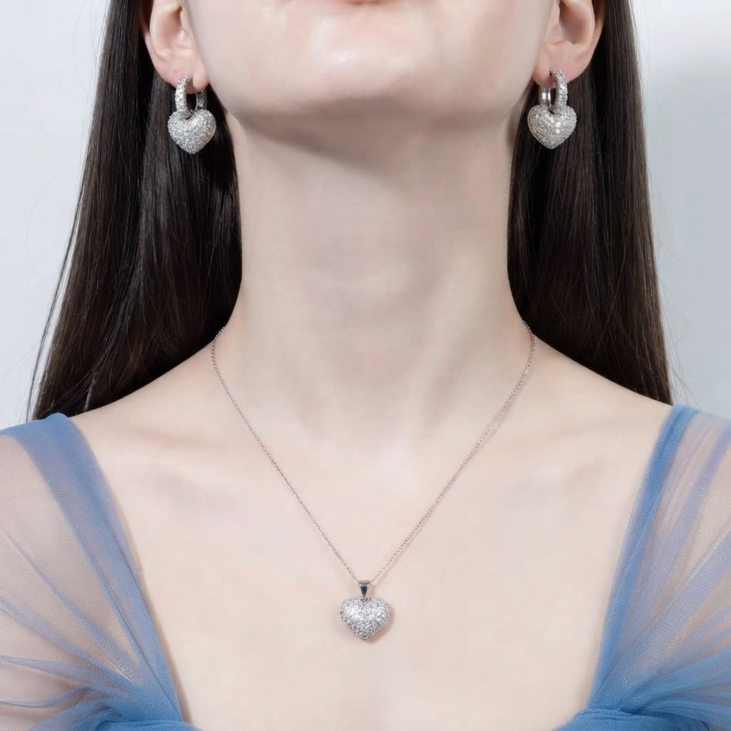 Love Heart Jewelry set