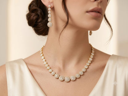 Long Round Stone Set