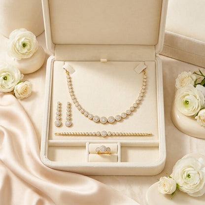 Long Round Stone Set