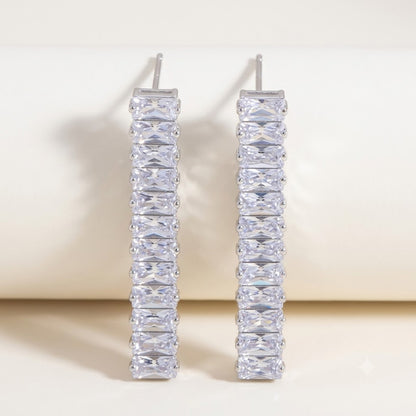 Iced Emerald Baguette Set