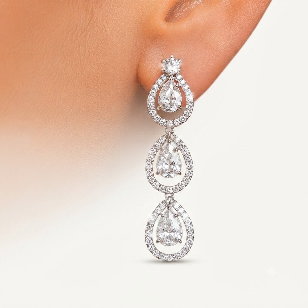 3 Silver Tears Set