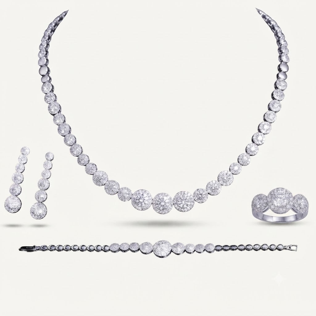 Long Round Stone Set