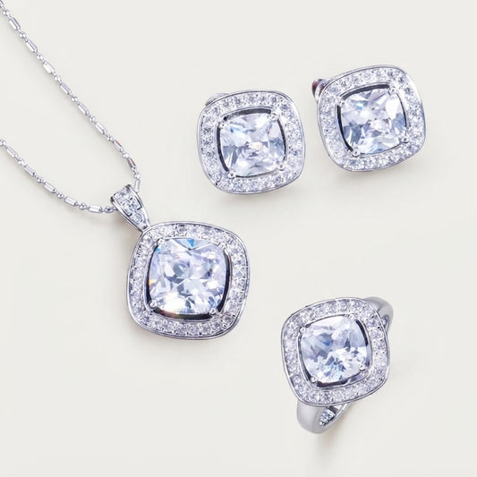 Big Square Jewelry Set