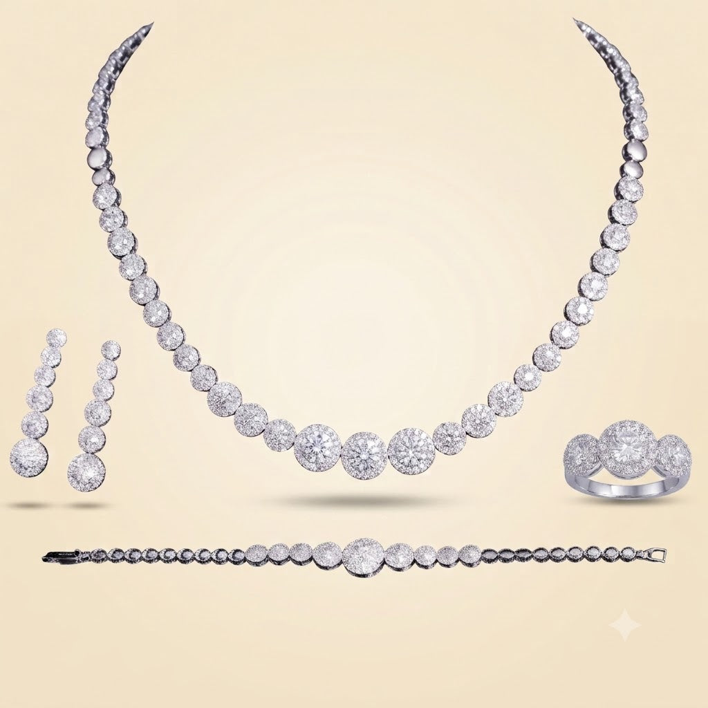 Long Round Stone Set