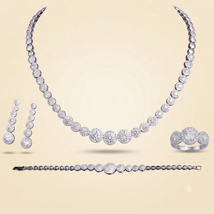 Long Round Stone Set