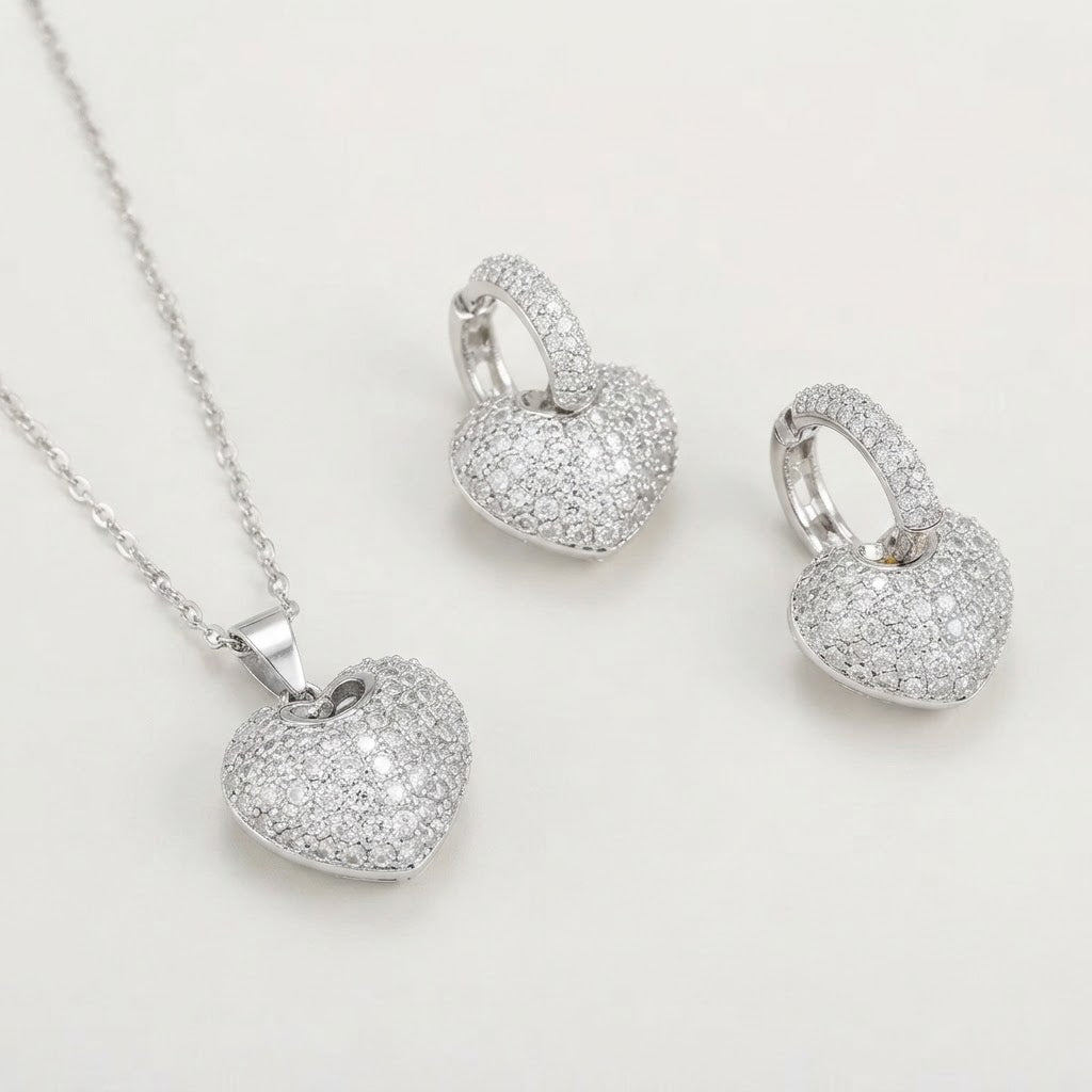 Love Heart Jewelry set