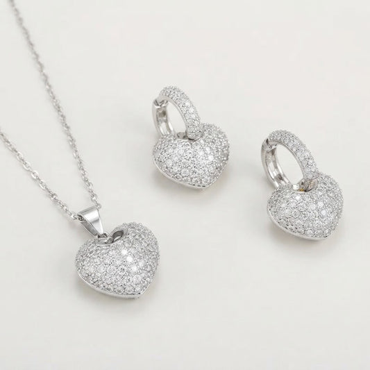 Love Heart Jewelry set