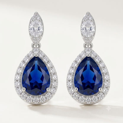 Blue Water Drop jewelry set
