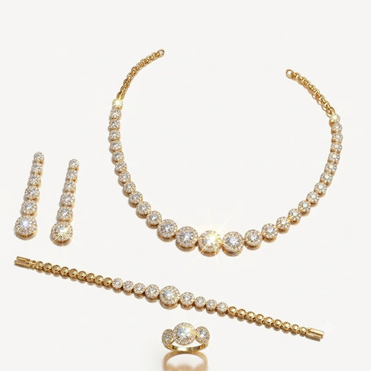 Long Round Stone Set
